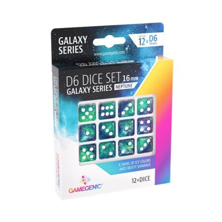 ACC SET DADOS: NEPTUNE D6 DICE SET 16 MM (12 PC)