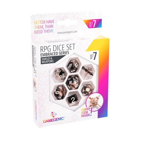 ACC SET DADOS: SHIELD & WEAPONS RPG DICE SET (7 PCS)
