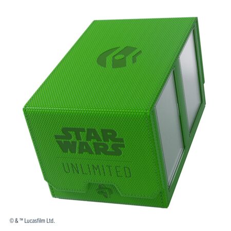 ACC DECK BOX STAR WARS UNLIMITED DOUBLE DECK POD GREEN