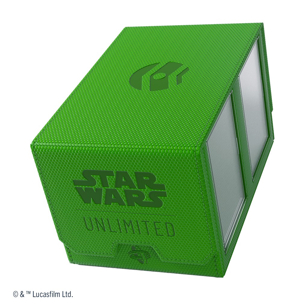 03C1518A-DA77-4BA4-9CC6-5FBDE5472BF4-15016765.jpg ACC DECK BOX STAR WARS UNLIMITED DOUBLE DECK POD GREEN