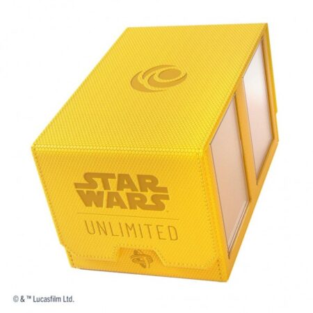 ACC DECK BOX STAR WARS UNLIMITED DOUBLE DECK POD YELLOW