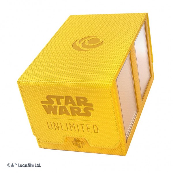 03C1518A-DA77-4BA4-9CC6-5FBDE5472BF4-15016766.jpg ACC DECK BOX STAR WARS UNLIMITED DOUBLE DECK POD YELLOW