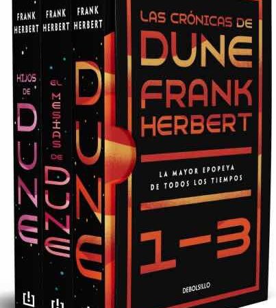 LIB ESTUCHE LAS CRONICAS DE DUNE (DUNE, EL MESIAS DE DUNE E HIJOS DE DUNE) (BOLSILLO)