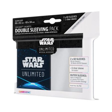 ACC FUNDAS STAR WARS: UNLIMITED ART SLEEVES DOUBLE SPACE BLUE