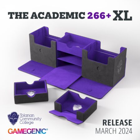 ACC DECK BOX THE ACADEMIC 266+ XL BLACK/PURPLE