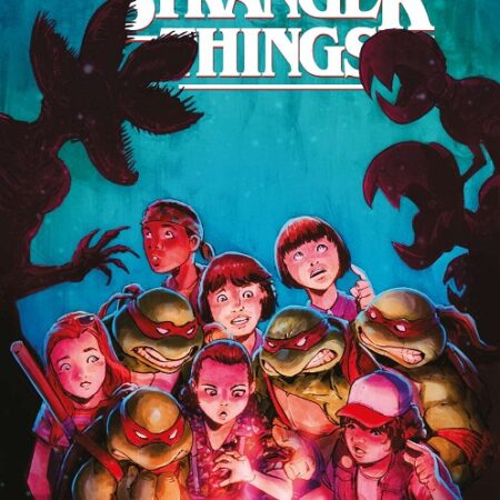 COM LAS TORTUGAS NINJA / STRANGER THINGS 02 DE 04
