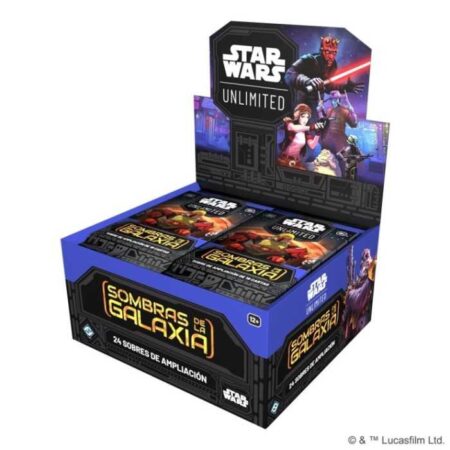 JCC STAR WARS UNLIMITED: SOMBRAS DE LA GALAXIA CAJA DE SOBRE