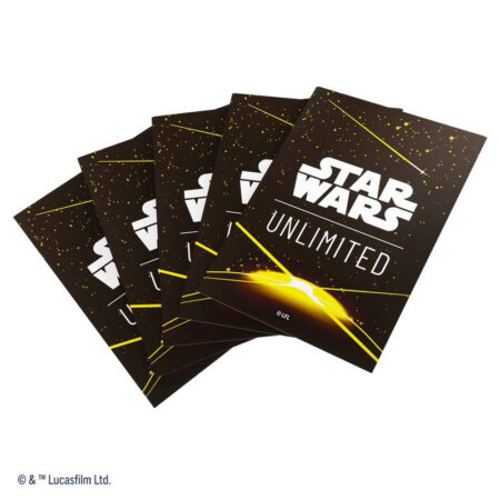 ACC FUNDAS STAR WARS UNLIMITED ART SLEEVES CARD BACK YELLOW