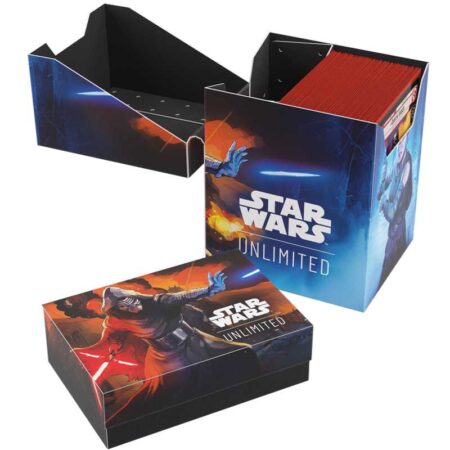 ACC DECK BOX STAR WARS UNLIMITED SOFT CRATE REY/KYLO REN