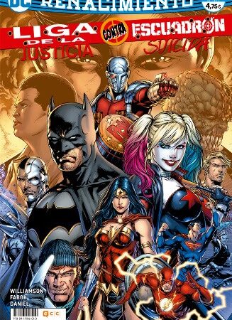 COM LIGA DE LA JUSTICIA CONTRA ESCUADRON SUICIDA 01 (DE 3) (RENACIMIENTO)