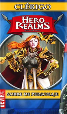 JGM HERO REALMS: SOBRE DE PERSONAJE CLERIGO
