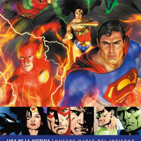 COM GRANDES AUTORES DE LA LIGA DE LA JUSTICIA: WARREN ELLIS Y JACKSON GUICE - NUEVOS MAPAS DEL INFIERNO