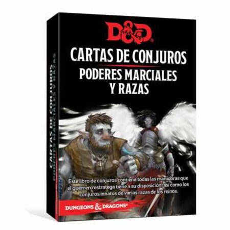 ROL DUNGEONS & DRAGONS: CARTAS DE CONJUROS - PODERES MARCIALES Y RAZAS