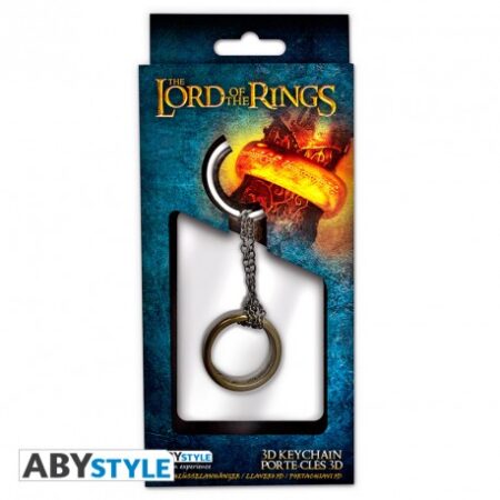 MER LLAVERO: LORD OF THE RINGS KEYCHAIN 3D RING - ANILLO UNICO