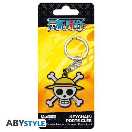 MER LLAVERO: ONE PIECE - KEYCHAIN SKULL LUFFY CALAVERA
