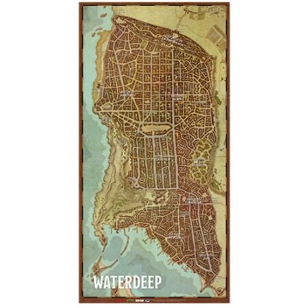 ROL DUNGEONS & DRAGONS: MAPA DE LA CIUDAD DE WATERDEEP