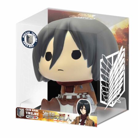 MER FIGURA: ATAQUE A LOS TITANES MIKASA CHIBI HUCHA 16 CM PVC ATTACK ON TITAN