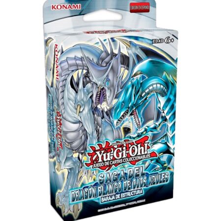 JCC YU-GI-OH! MAZO DE ESTRUCTURA DEL DRAGON BALNCO DE OJOS AZULES