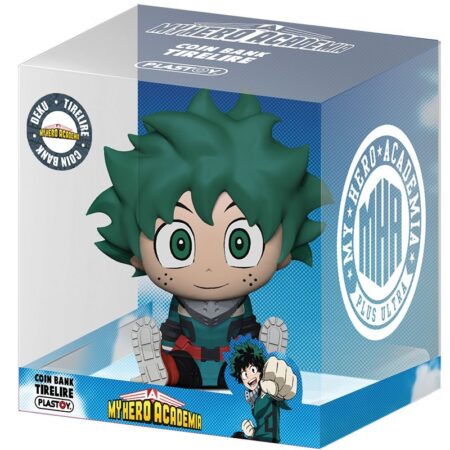 MER FIGURA: MY HERO ACADEMIA IZUKU MIDORIYA HUCHA 18CM TIRELIRE PLASTOY