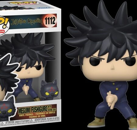MER FUNKO POP! JUJUTSU KAISEN: MEGUMI FUSHIGURO WITH DIVINE DOG 1112