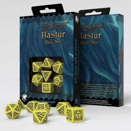 ACC DADOS Q-WORKSHOP CALL OF CTHULHU HASTUR AMARILLO
