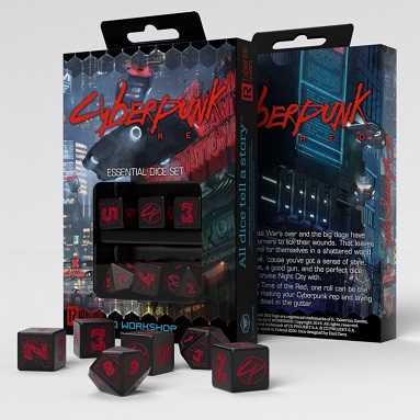 ACC QW DADOS: CYBERPUNK RED ESSENTIAL PACK DE DADOS (7)