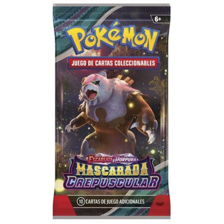 JCC POKEMON MASCARADA CREPUSCULAR: BOOSTER PACK