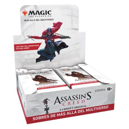 JCC MAGIC UNIVERSES BEYOND - ASSASSINS CREED: BOOSTER BOX SOBRE DE MAS ALLA DEL MULTIVERSO