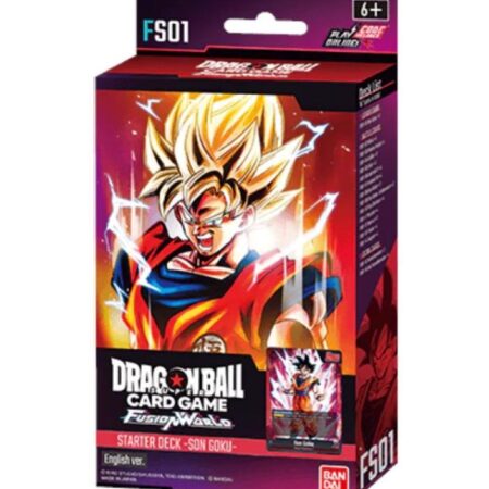 JCC DRAGON BALL CARD GAMES FS01 FUSION WORLD: STARTER DECK SON GOKU - INGLES