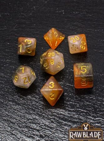 ACC SET DADOS: RAWBLADE MARBLE SET DADOS GREE/RED (7)