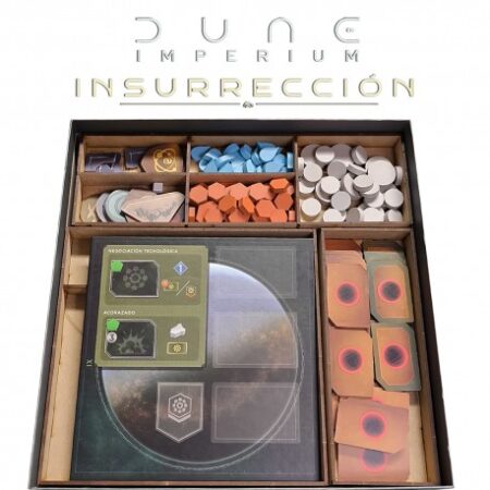 ACC WOM INSERTO: COMPATIBLE CON DUNE IMPERIUM "INSURRECCIÓN" (Base + Expansiones "El Auge de IX" e "Immortalidad")