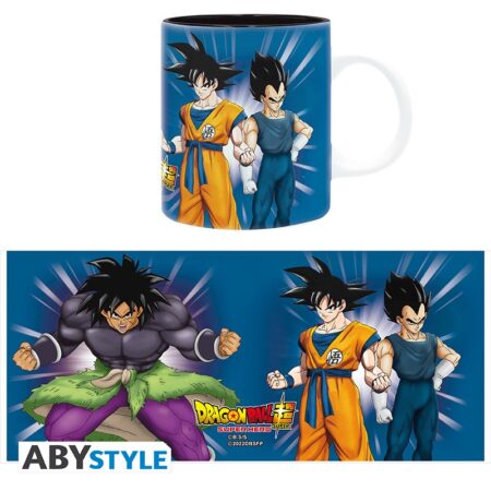 MER TAZA: DRAGON BALL SUPER : SUPER HERO GOKU,VEGETA, BORLY