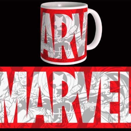 MER TAZA: MARVEL LOGO GRANDE TAZA CERAMICA MARVEL