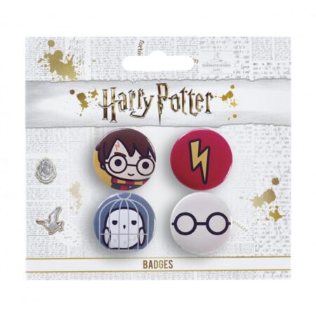 MER HARRY POTTER: SET CHAPAS HARRY POTTER CHIBI