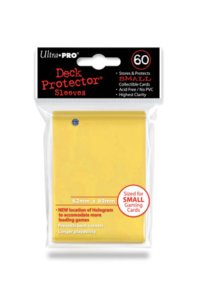 ACC FUNDAS ULTRA PRO SMALL (AMARILLO) 60 UND.