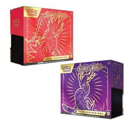 JCC POKEMON ESCARLATA Y PURPURA: CAJA DE ENTRENADOR ELITE - INGLES