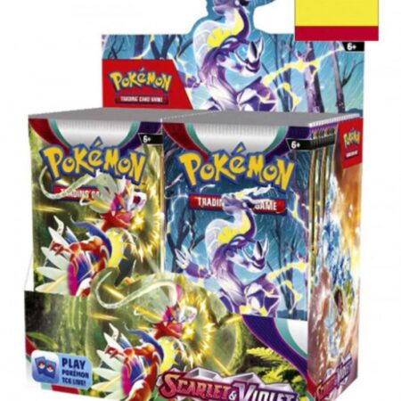 JCC POKEMON ESCARLATA Y PURPURA: CAJA DE SOBRE - ESPAÑOL