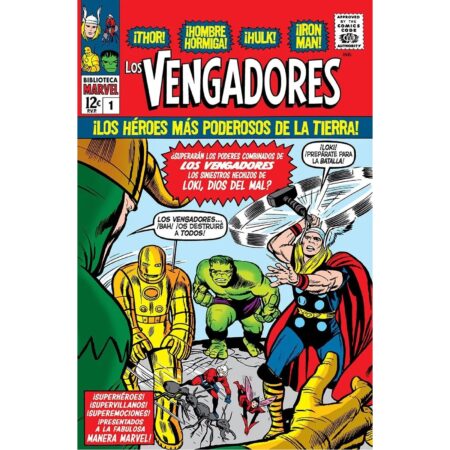COM BIBLIOTECA MARVEL 12. LOS VENGADORES 01