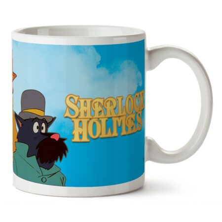 MER TAZA: HOLMES & WATSON DE CERAMICA SHERLOCK HOLMES STUDIO GHIBLI