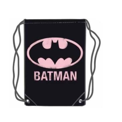 MER MOCHILA: BATMAN SACO PINK 45 X 35