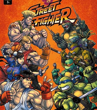 COM LAS TORTUGAS NINJA VS. STREET FIGHTER 01 DE 05