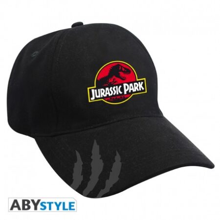 MER GORRA: JURASSIC PARK BLACK LOGO ORIGINAL