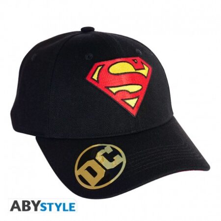 MER GORRA: DC COMICS SUPERMAN BLACK LOGO ORIGINAL