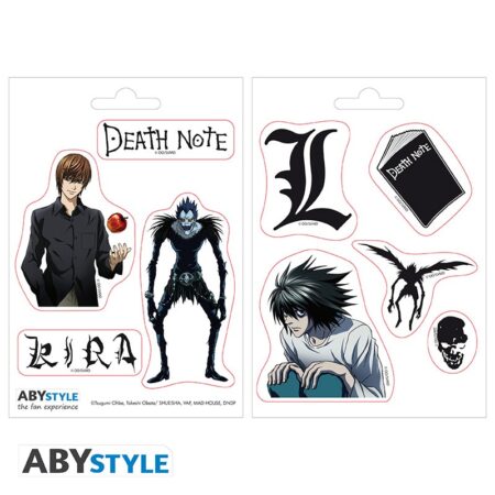 MER PEGATINAS: DEATH NOTE16x11cm/ 2 DEATH NOTE ICONS