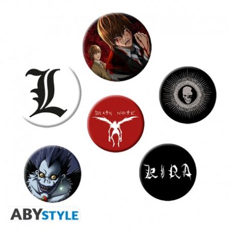 MER PINS: DEATH NOTE BADGE PACK MIX 5