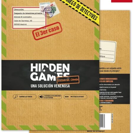 JGM HIDDEN GAMES: CASO 3 - UNA SOLUCION VENENOSA
