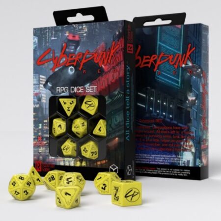 ACC QW DADOS: SET DADOS CYBERPUNK DANGER ZONE (7)