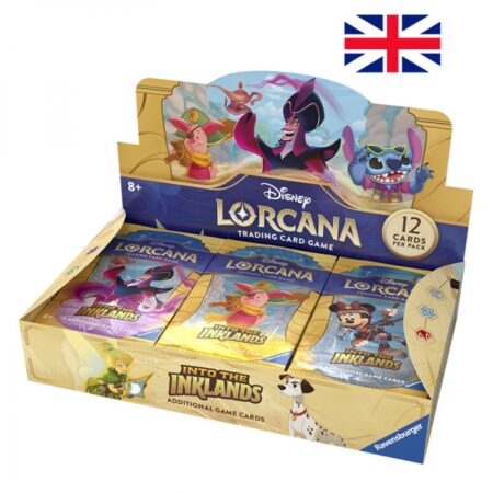 JCC DISNEY LORCANA: INTO THE INKLANDS - BOOSTER BOX (24 PACKS) - INGLES