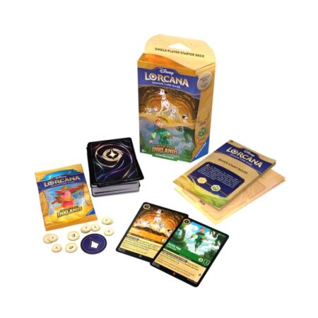 JCC DISNEY LORCANA: INTO THE INKLANDS - PONGO & PETER PAN STARTER DECK - INGLES