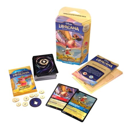 JCC DISNEY LORCANA: INTO THE INKLANDS - MOANA & SCROOGE MCDUCK STARTER DECK - INGLES
